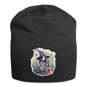 sweet witch in the water - Jersey Beanie - charcoal grey - Front