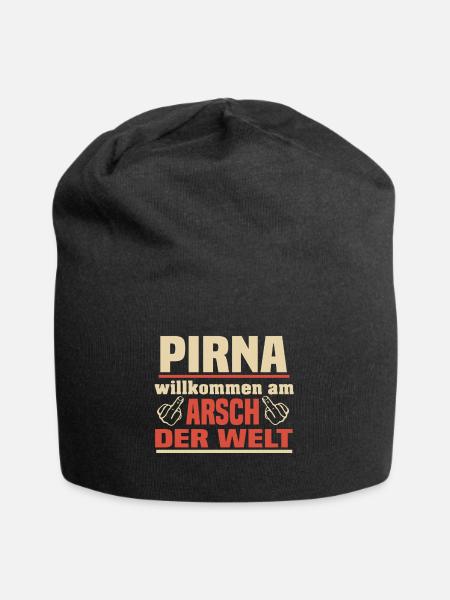 Pirna - Jersey-Beanie - Schwarz