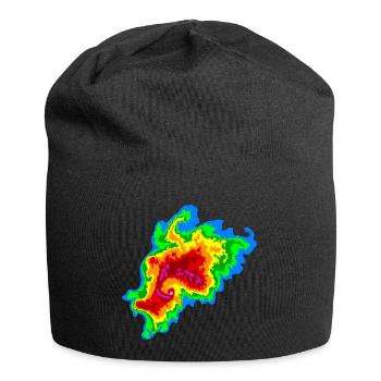 Joplin , Tornade, Radar, Stormchaser - Bonnet en jersey - noir - Devant