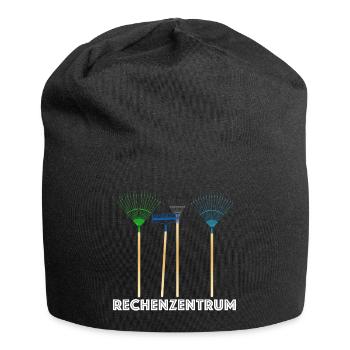 Rechenzentrum | Computer, Internet, PC, Gärtner - Jersey-Beanie - Schwarz - Vorne
