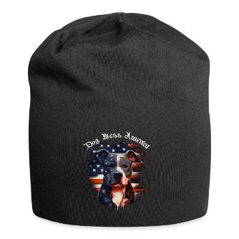 Dog Bless America - Bonnet en jersey - noir - Devant