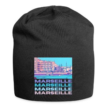 Marseille - Jersey Beanie - black - Front