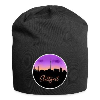 Stuttgart Fine Skyline - Bonnet en jersey - noir - Devant