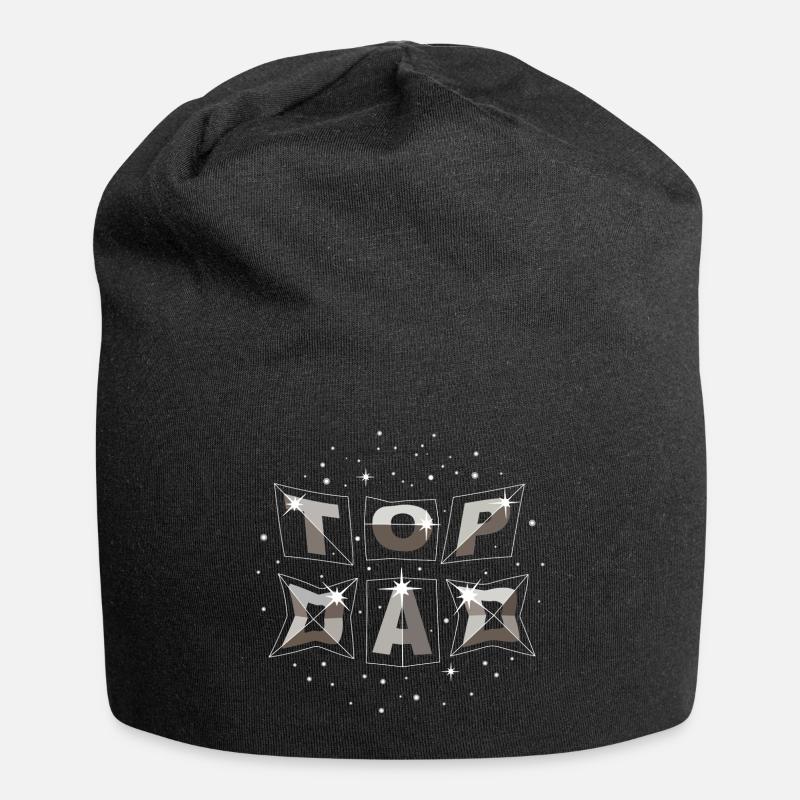 top dad dynamic space - Jersey-Beanie - Schwarz