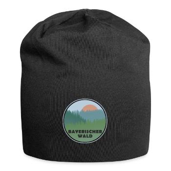 Bayerischer Wald - Jersey-Beanie - Schwarz - Vorne