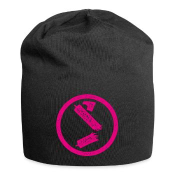 Rayon de symbole Antifa détruit - Bonnet en jersey - noir - Devant