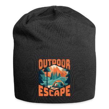 Outdoor Escape - Jersey Beanie - black - Front