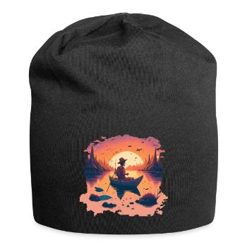 Fishermen in autumn - Jersey Beanie - black - Front