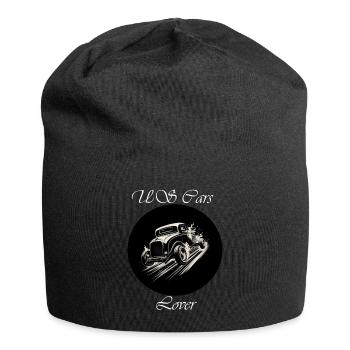 US Cars Lover weiß - Jersey-Beanie - Schwarz - Vorne