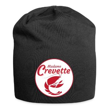 Madame Crevette Crayfish - Jersey Beanie - black - Front