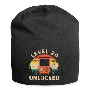 Level 20 Unlocked - Jersey Beanie - black - Front