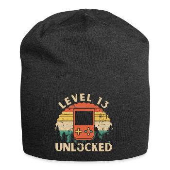 Level 13 freigeschaltet - Jersey-Beanie - Anthrazit - Vorne