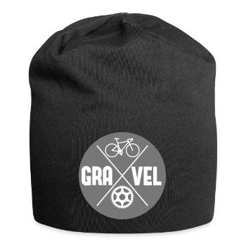 vélo de gravier cycliste cycliste cycliste - Bonnet en jersey - noir - Devant