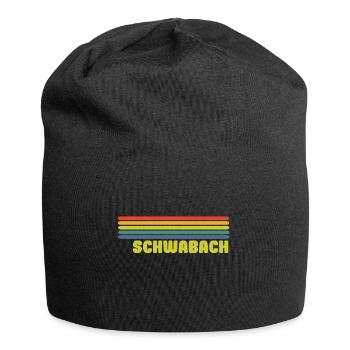 Schwabach - Jersey-Beanie - Schwarz - Vorne