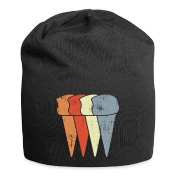 Vintage ice cream cones - Jersey Beanie - black - Front