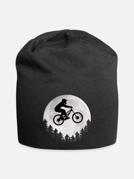 Mountainbike Mond Mountainbiker Moon - Jersey-Beanie - Schwarz