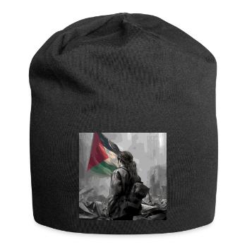 Liberté Palestine libre - Bonnet en jersey - noir - Devant