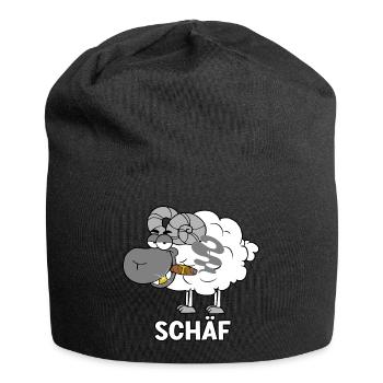 Schäf - Jersey-Beanie - Schwarz - Vorne