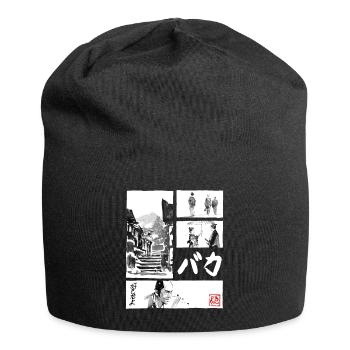 Baka manga für schwarz - Jersey-Beanie - Schwarz - Vorne