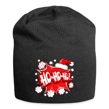 Christmas, Santa Claus, Happy Holidays - Jersey Beanie - black - Front