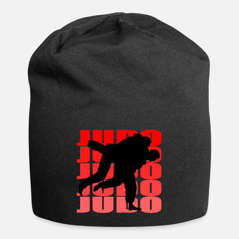 Judo - Jersey-Beanie - Schwarz