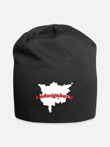 Ludwigsburg - Jersey-Beanie - Schwarz