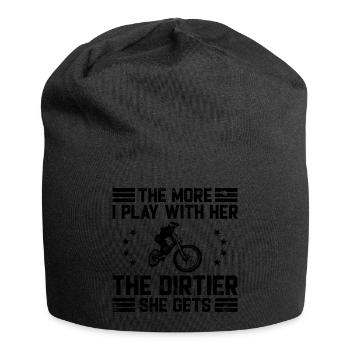 Motocross Funny Saying Dentist Bill Dirt Bike - Jersey Beanie - black - Front