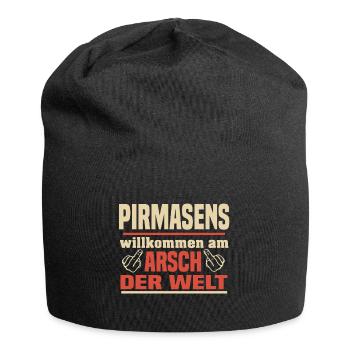 Pirmasens - Jersey-Beanie - Schwarz - Vorne