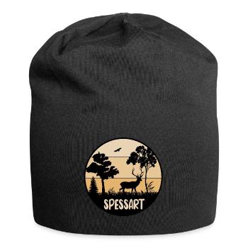 Spessart - Jersey-Beanie - Schwarz - Vorne