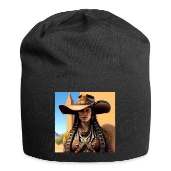 Desert Beauty - Jersey Beanie - black - Front