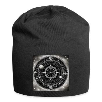 Black and White Universe of Darts - Jersey Beanie - black - Front