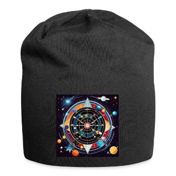 Infinity Bullseye - Jersey Beanie - black - Front