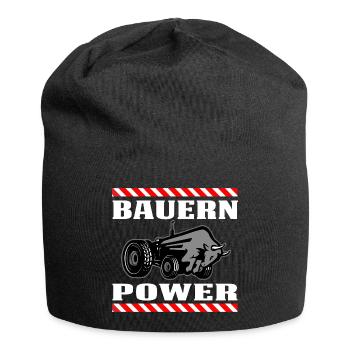 Bauern Power - Jersey-Beanie - Schwarz - Vorne