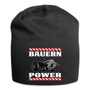 Bauern Power - Jersey-Beanie - Schwarz - Vorne