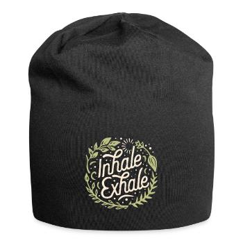 Inhale exhale - Jersey Beanie - black - Front