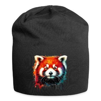 Red panda - Jersey Beanie - black - Front