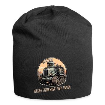 Dieselpunk Weil Dampf nicht schmutzig genug war - Jersey-Beanie - Schwarz - Vorne