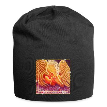 Drache Faronda Fülle - Sonja Ariel von Staden - Jersey-Beanie - Schwarz - Vorne