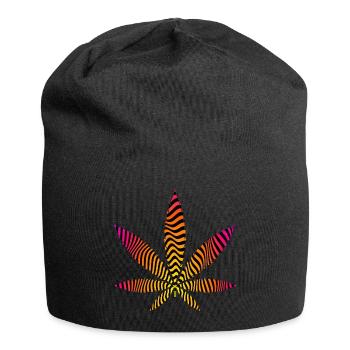 Hemp Leaf Cannabis THC Legal Cannabisclub High - Bonnet en jersey - noir - Devant