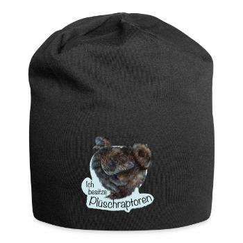The Plush Raptors - Jersey Beanie - black - Front