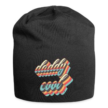 Daddy Cool Retro Straps - Jersey-Beanie - Schwarz - Vorne