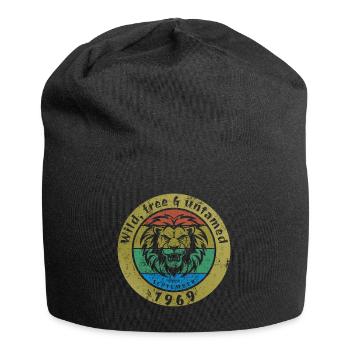 55ème anniversaire Sauvage, libre & indompté depuis 09/1969 - Bonnet en jersey - noir - Devant