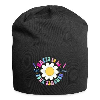 Lehrer - Jersey-Beanie - Schwarz - Vorne