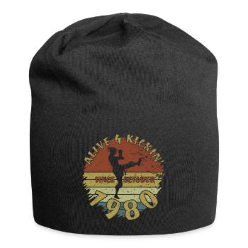 44. Birthday Alive and kickin since 10/1980 - Jersey Beanie - black - Front