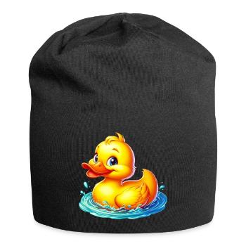 Caneton Canard Canard Canard - Bonnet en jersey - noir - Devant