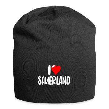 Sauerland - Jersey-Beanie - Schwarz - Vorne