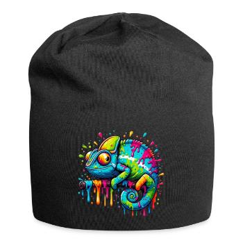 Caméléon - Bonnet en jersey - noir - Devant