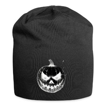 Frissons garantis - Citrouille d'Halloween - Bonnet en jersey - noir - Devant