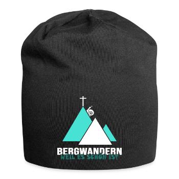 bergwandern ferrata kraxeln alpin bergfex klettern - Jersey-Beanie - Schwarz - Vorne