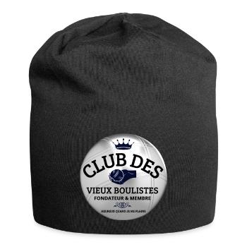 pétanque, pétanque fan, bowler - Jersey Beanie - black - Front